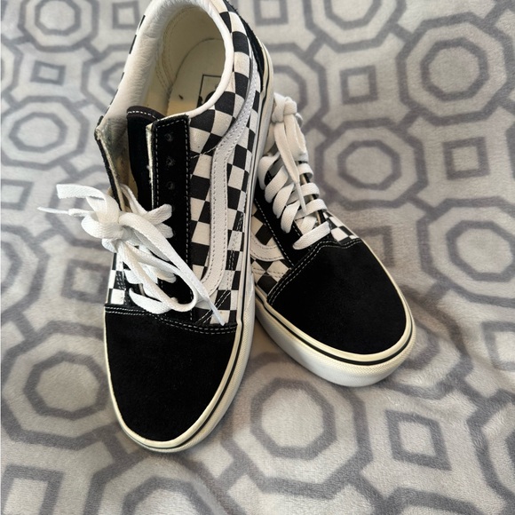 Vans Black and White Checkerboard Shoes - Picture 7 of 7